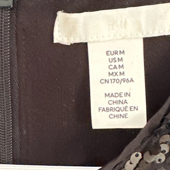 H&M SEQUINED A-LINE DRESS - Women's Size M - Picture 5 of 5